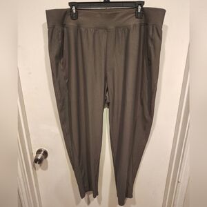 Old Navy Women's Olive Powersoft Pull-On Performance Pants Sz XXL Casual Go Dry